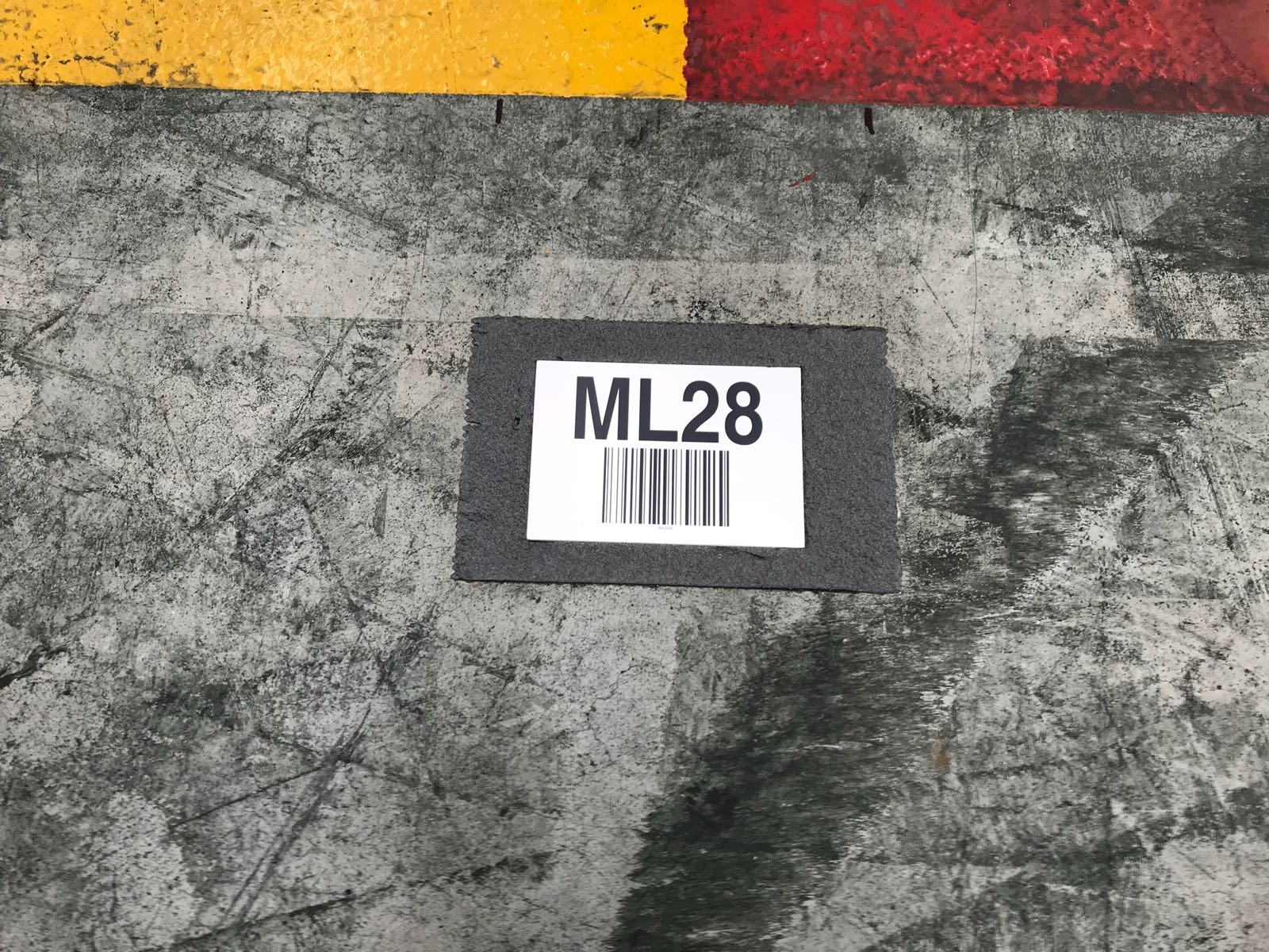 Floor Embedded Label