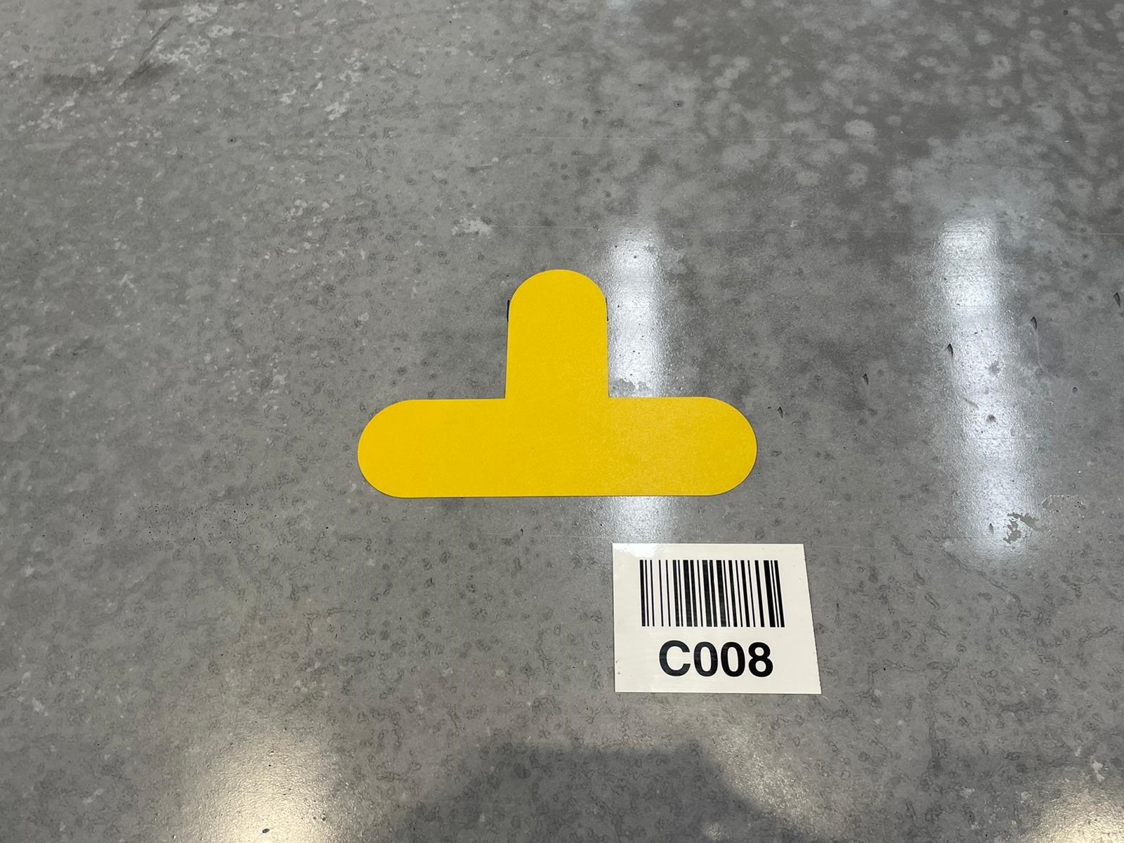 Plastic Floor Labels