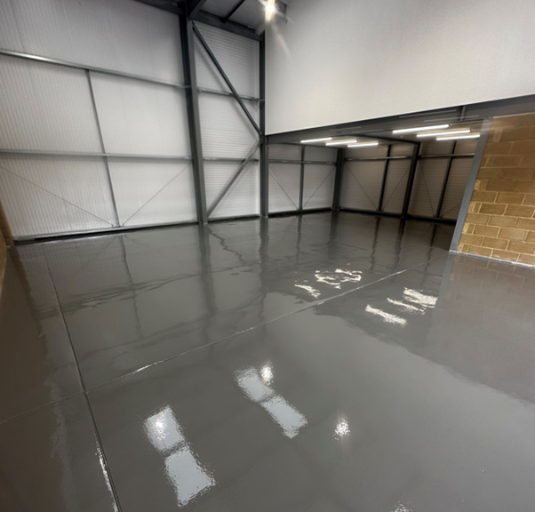 Commercial resin floor marking services