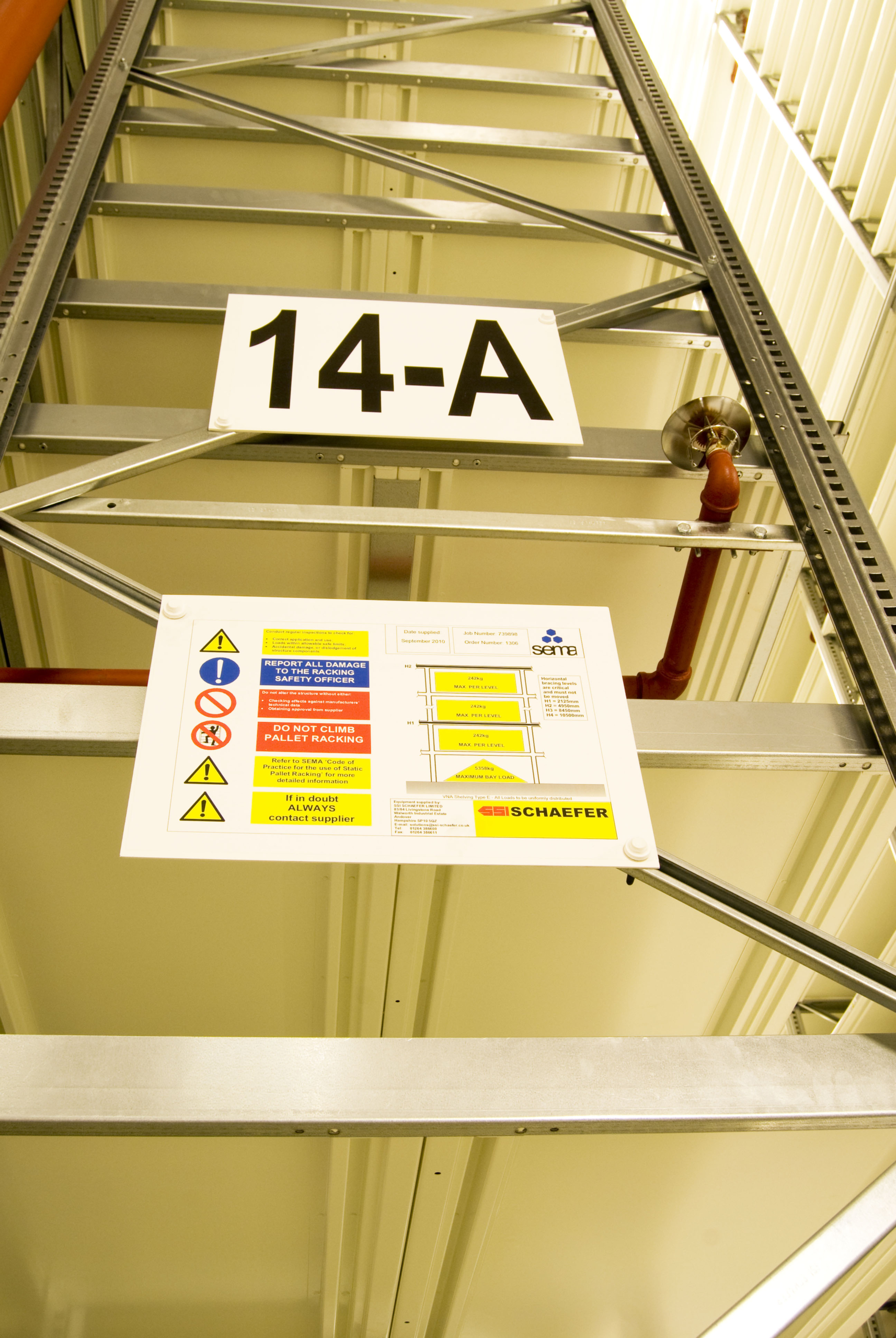 Rack load notices