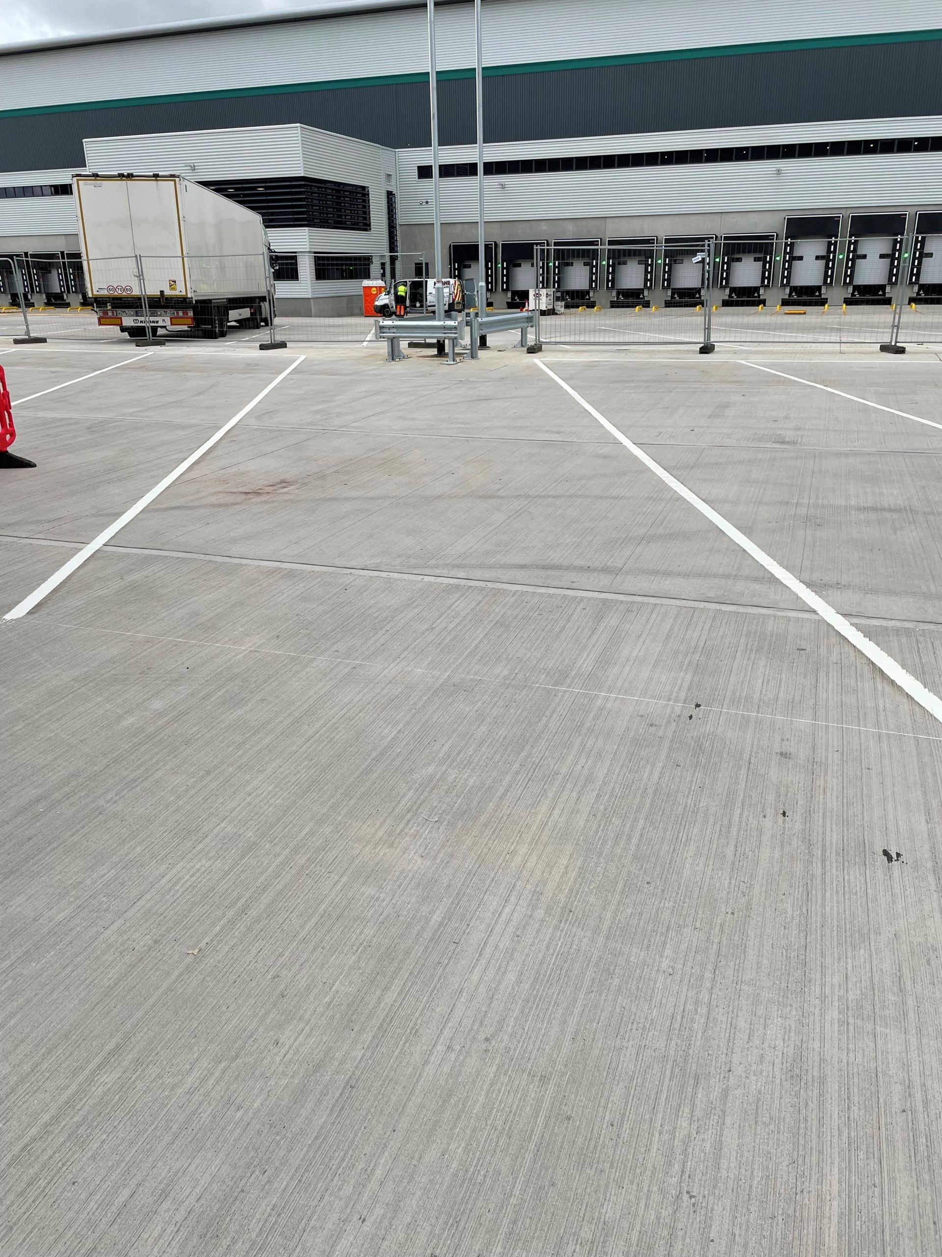 Lorry bays with lorry