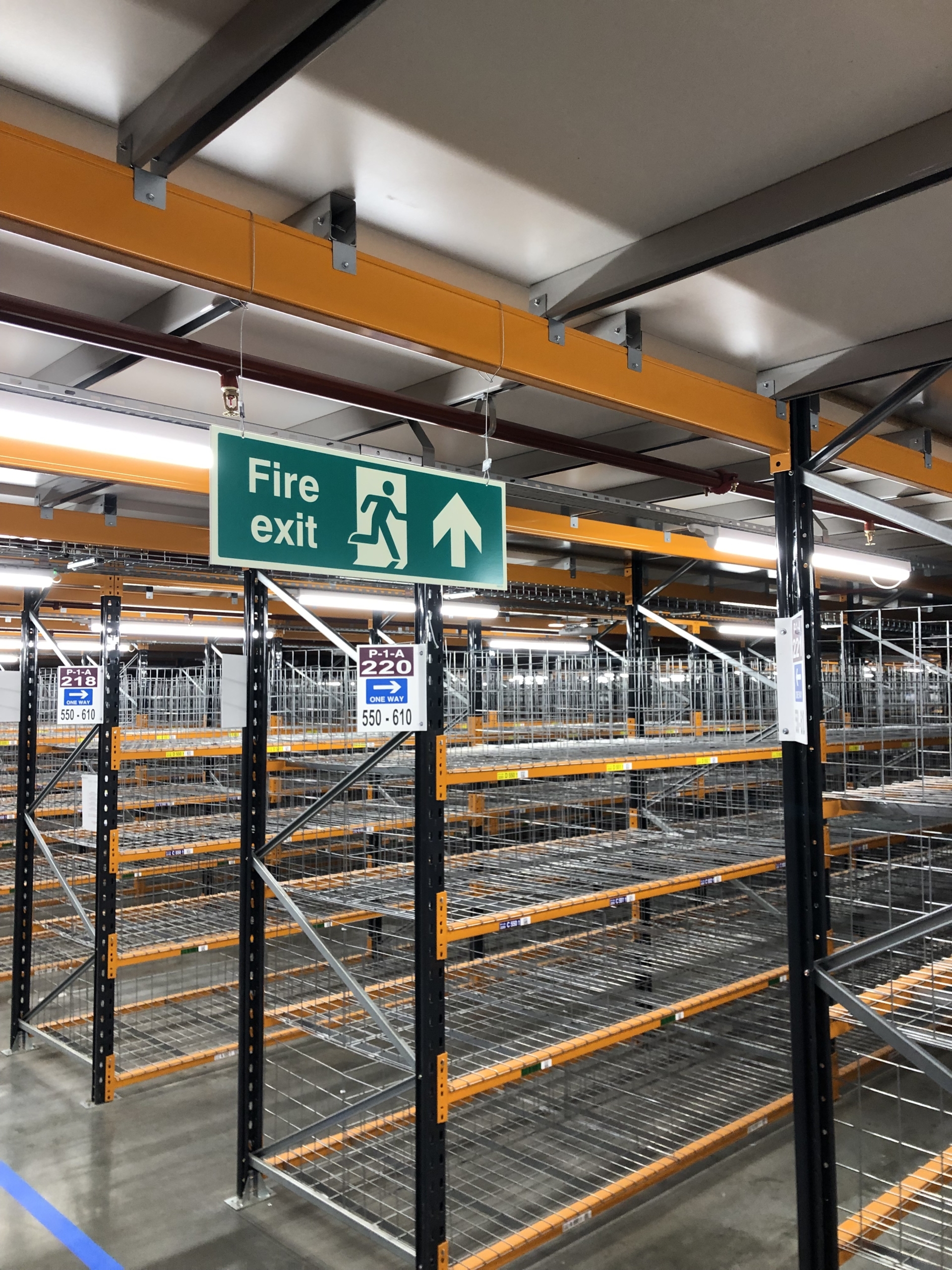 Suspended Fire Exit Sign 2